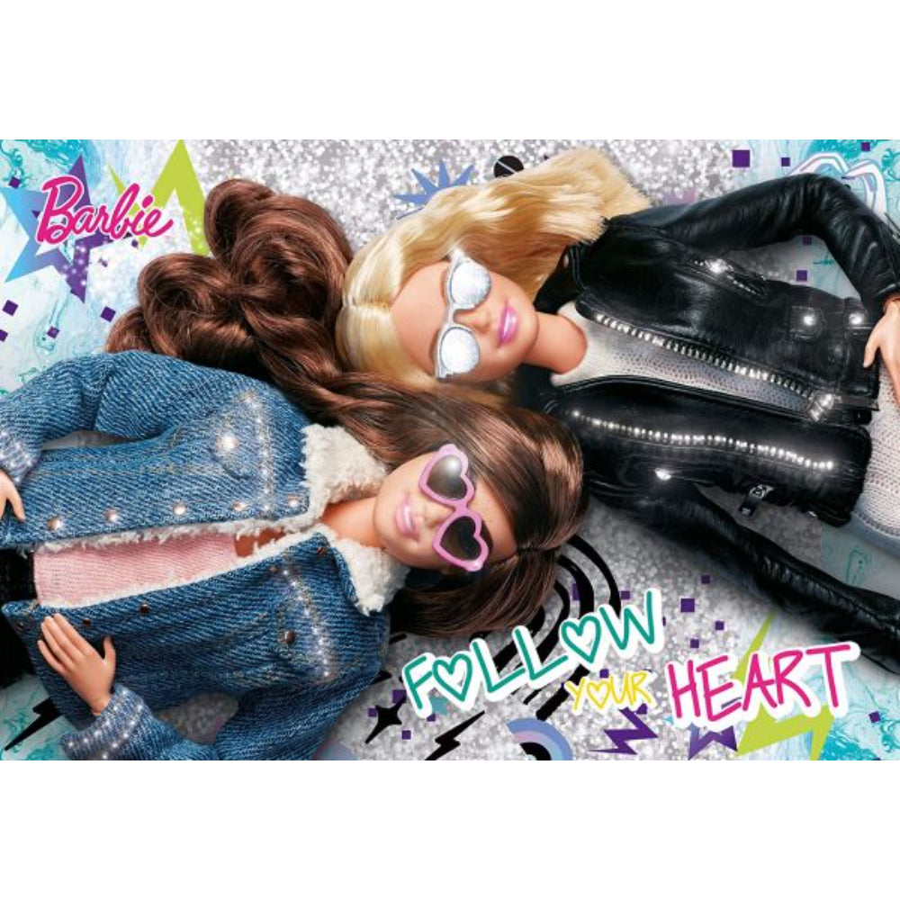 Barbie Glitter Puzzle Best Day Ever - 108 Pcs - Toys - Lisciani