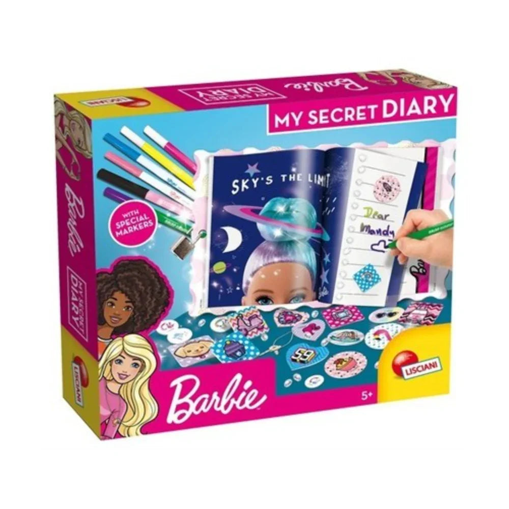 Lisciani Barbie-Themed My Secret Diary