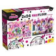 Lisciani - Disney Minnie Double-Face Puzzle &  2 x 24 Pieces
