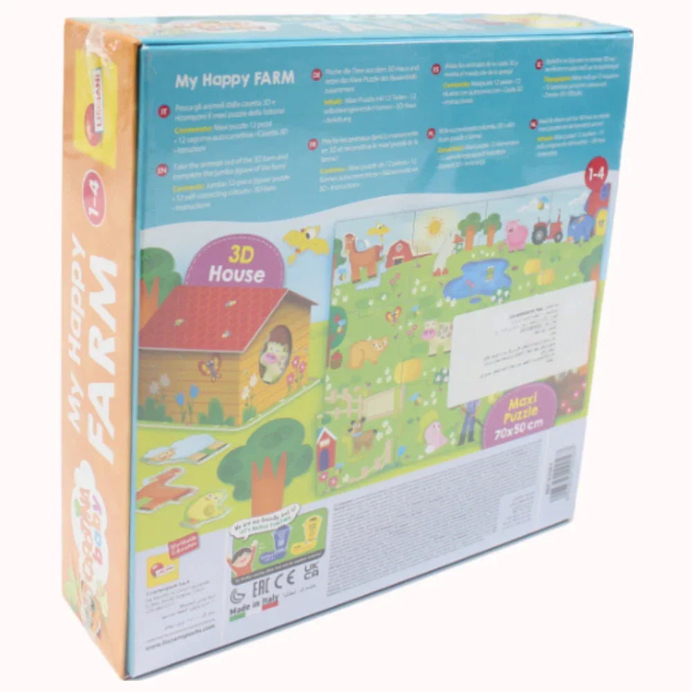 Lisciani - Puzzle Carotina Baby – My Happy Farm Lisciani