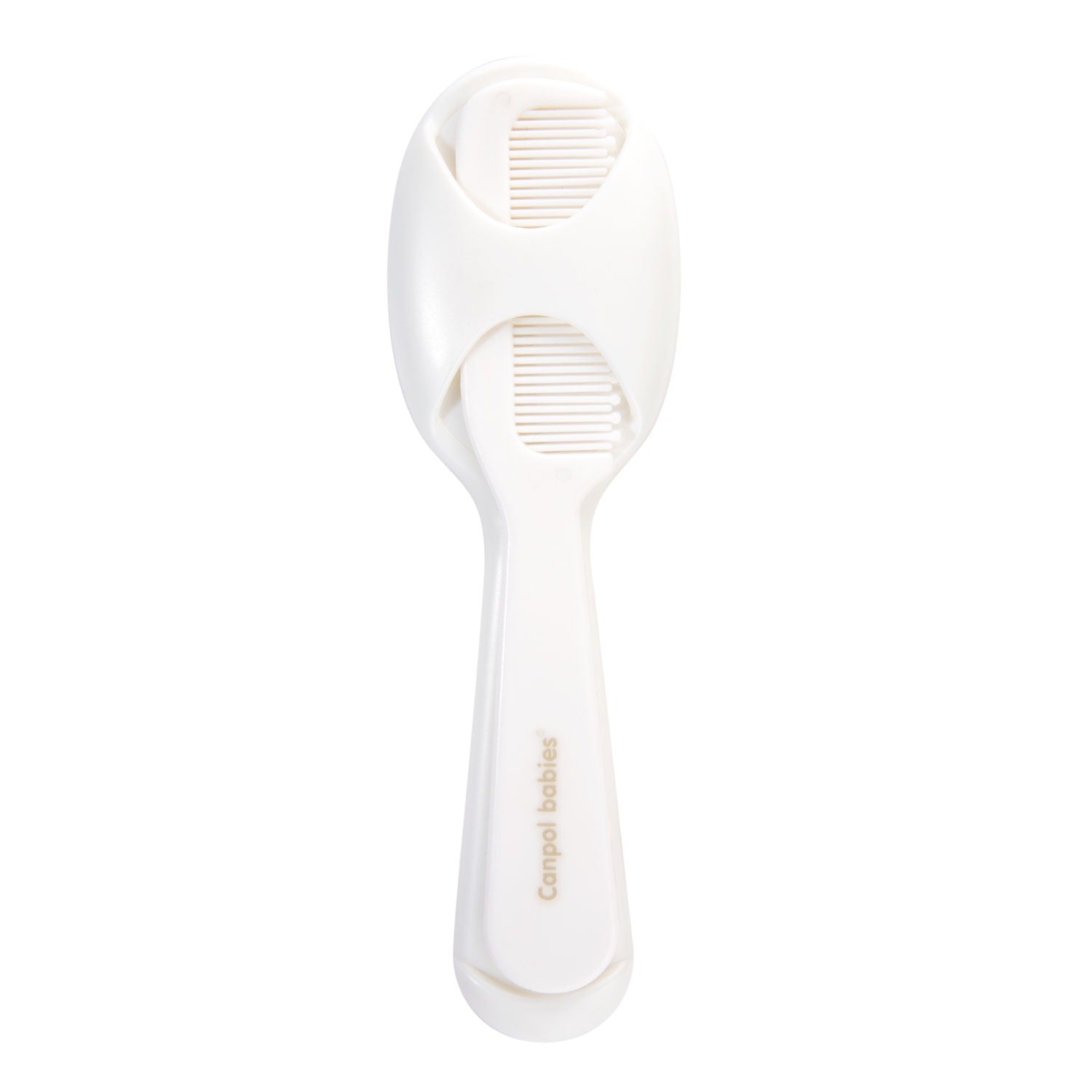 Canpol Babies Brush & Comb Set for Infants – White (0m+)