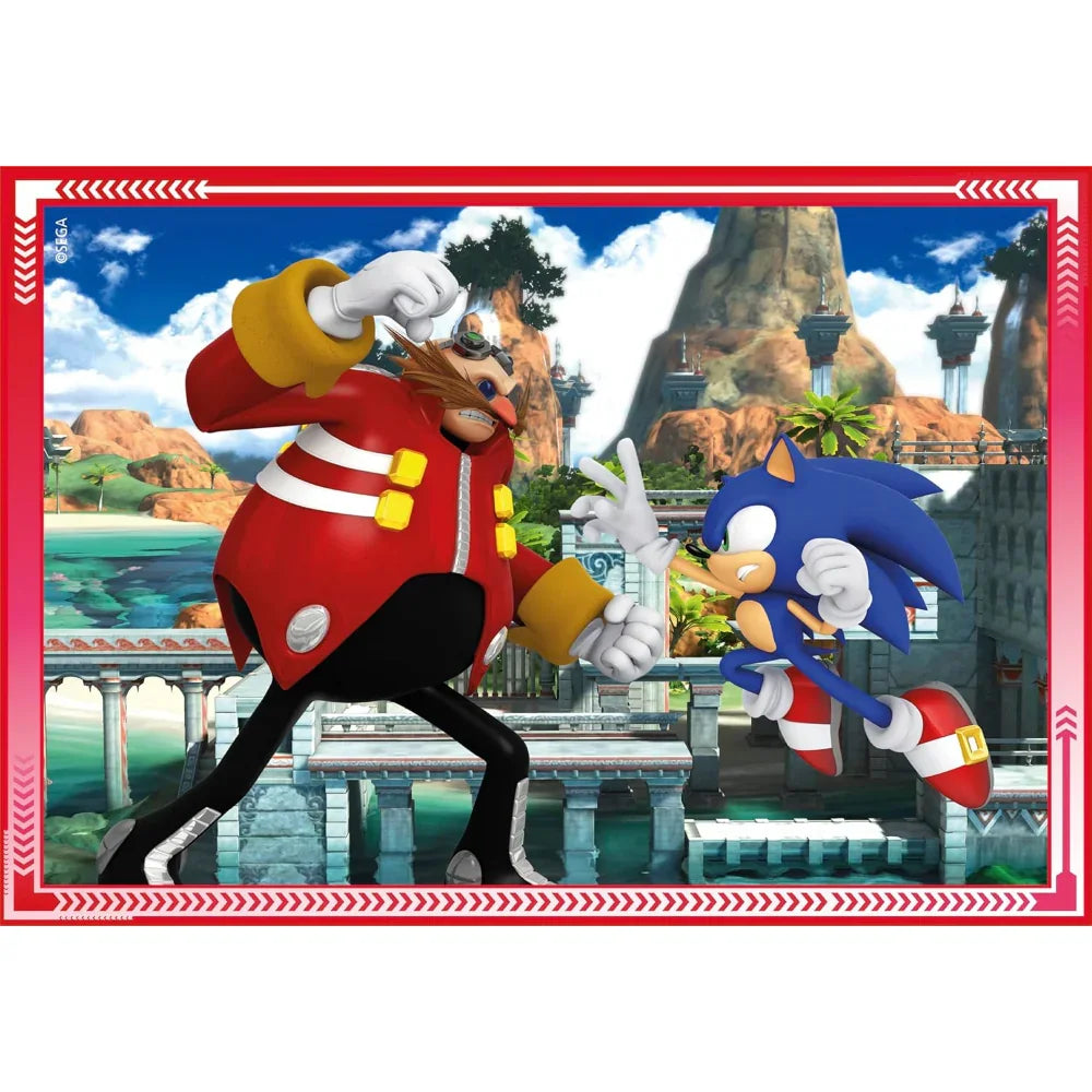 Clementoni Sonic the Hedgehog Super Color 4-in-1 Puzzle