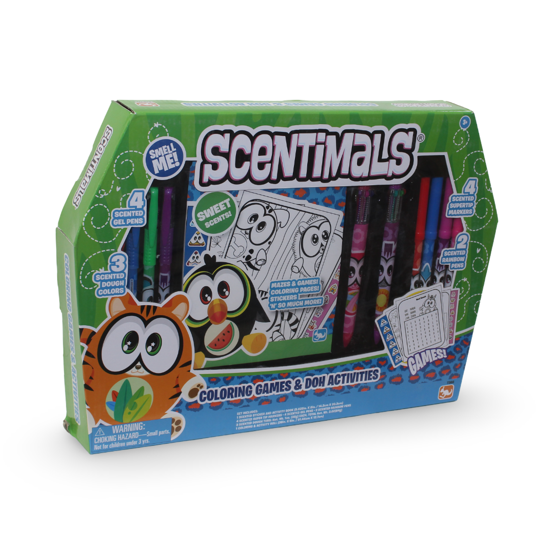 Scentimals Coloring Games & Doh Activities