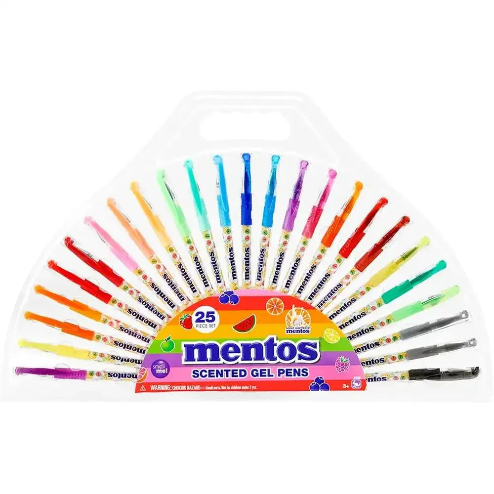 Mentos Scented Gel Pens - 25 Colors - School - Kangaru