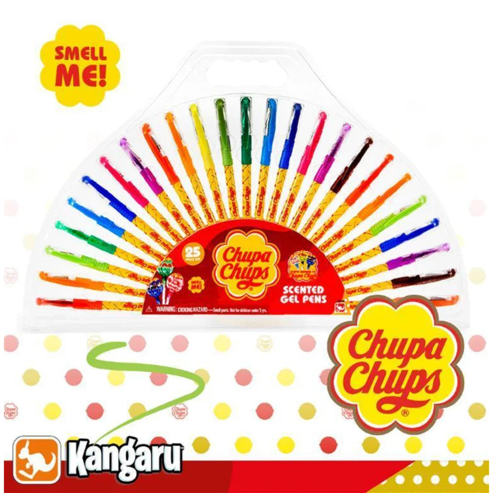 Chupa Chups Scented Gel Pens - 25 Colors