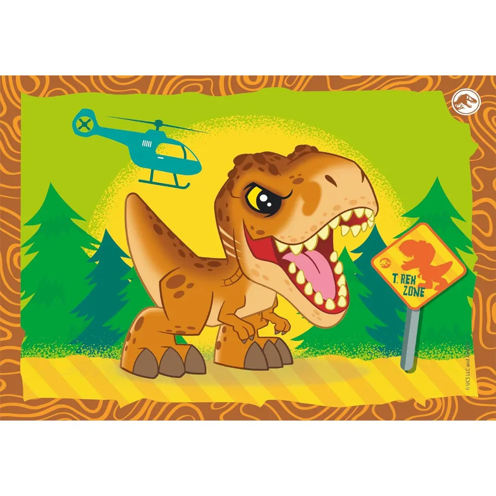 Clementoni Jurassic World Super Color 4-in-1 Puzzle
