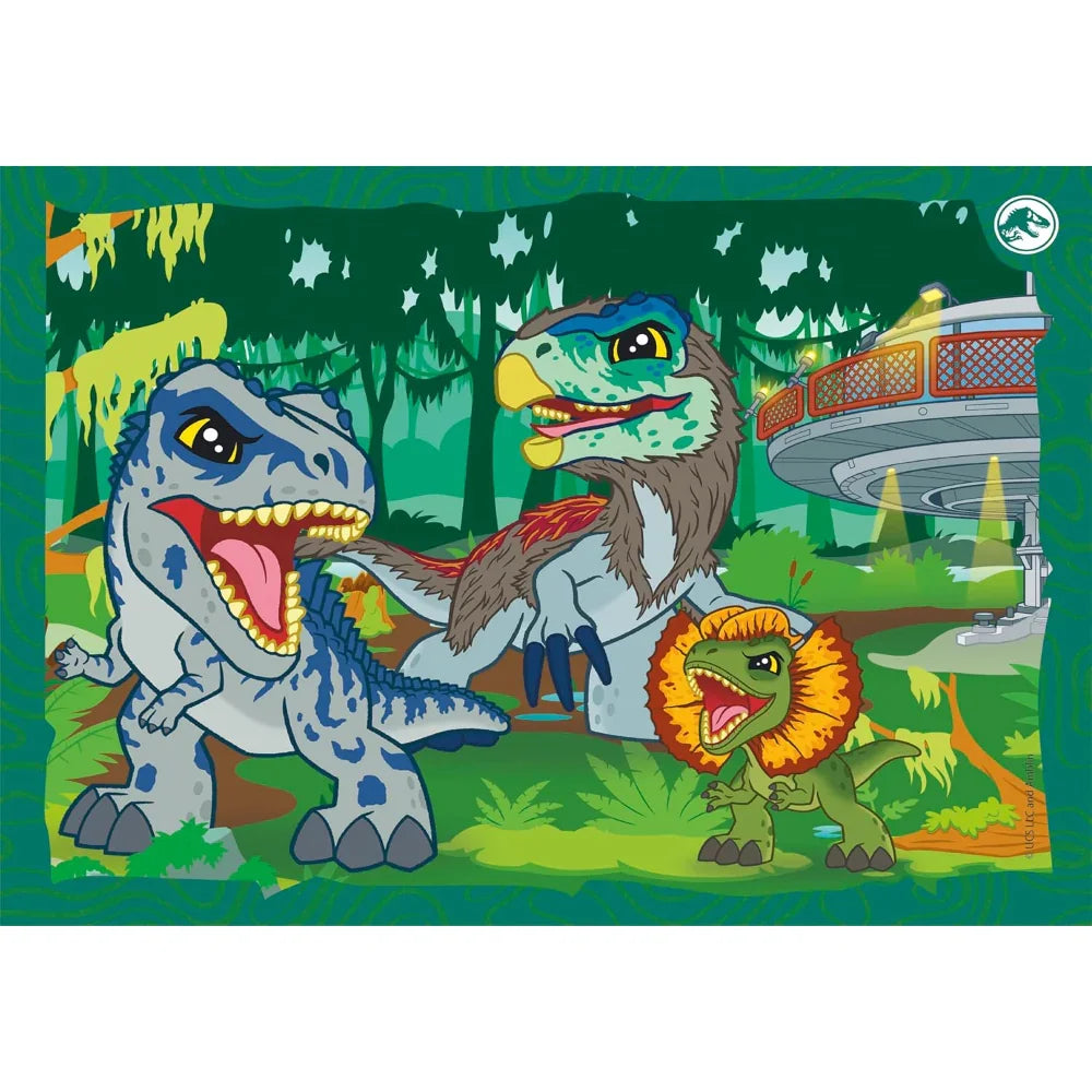 Clementoni Jurassic World Super Color 4-in-1 Puzzle
