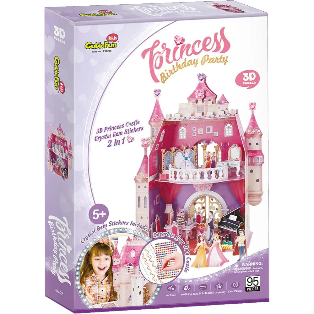 CubicFun Princess Birthday Party 3D Puzzle
