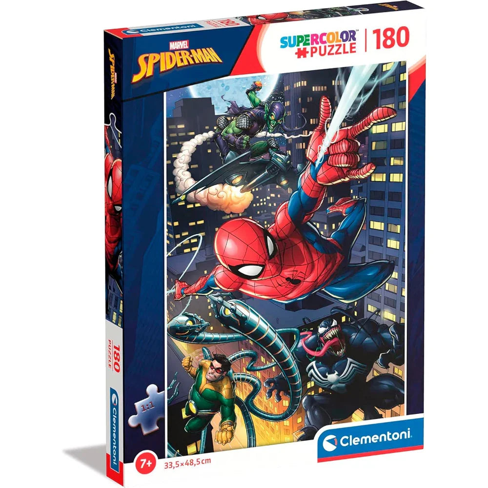 Clementoni Super Color Spider-Man Puzzle – 180Pcs