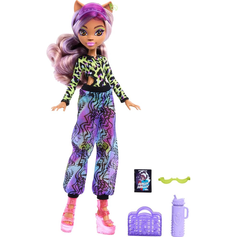 Mattel Monster High Scare-adise Island – Clawdeen Wolf Doll - Toys