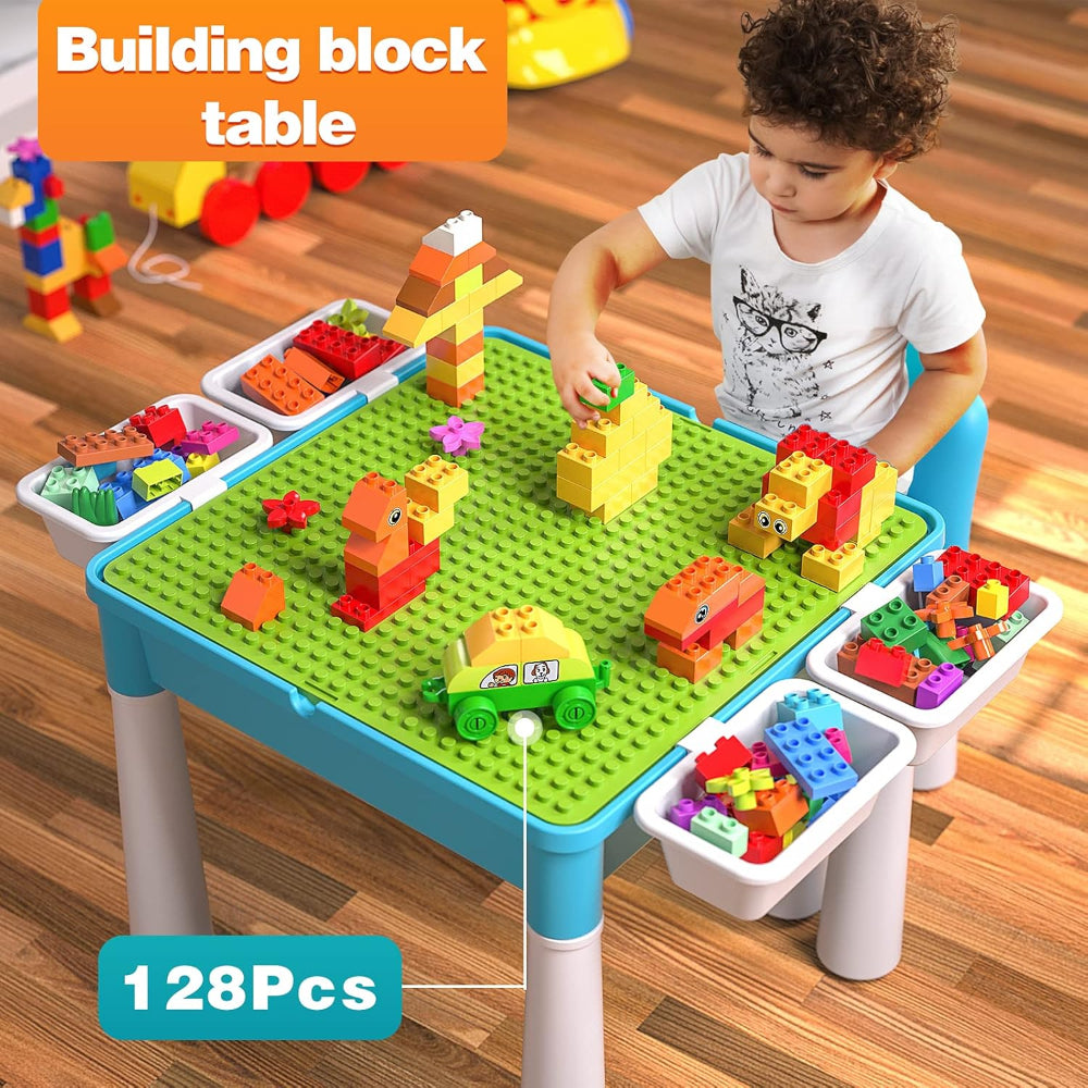 Large Particle Building Block Table