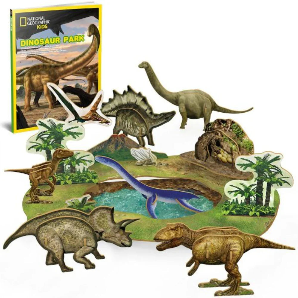 CubicFun Dinosaur Park 3D Puzzle - Toys