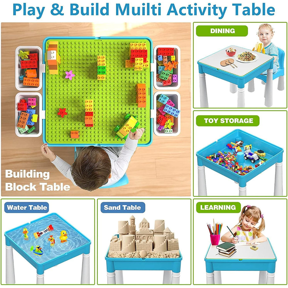 Large Particle Building Block Table