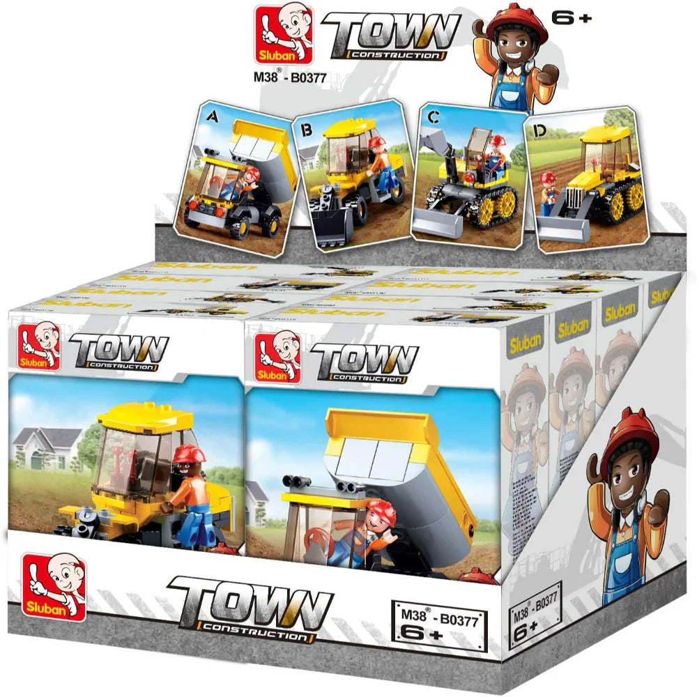 Sluban Assorted Vehicle Building Blocks Sets - Toys
