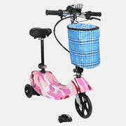 Electric Scooter for Kids with Headlight and Contact - Pink Camouflage
