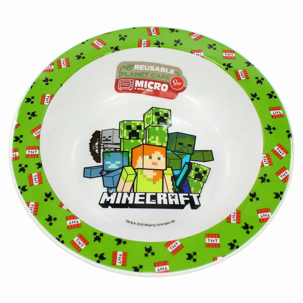 Stor Minecraft Microwave Deep Plate - Assortments