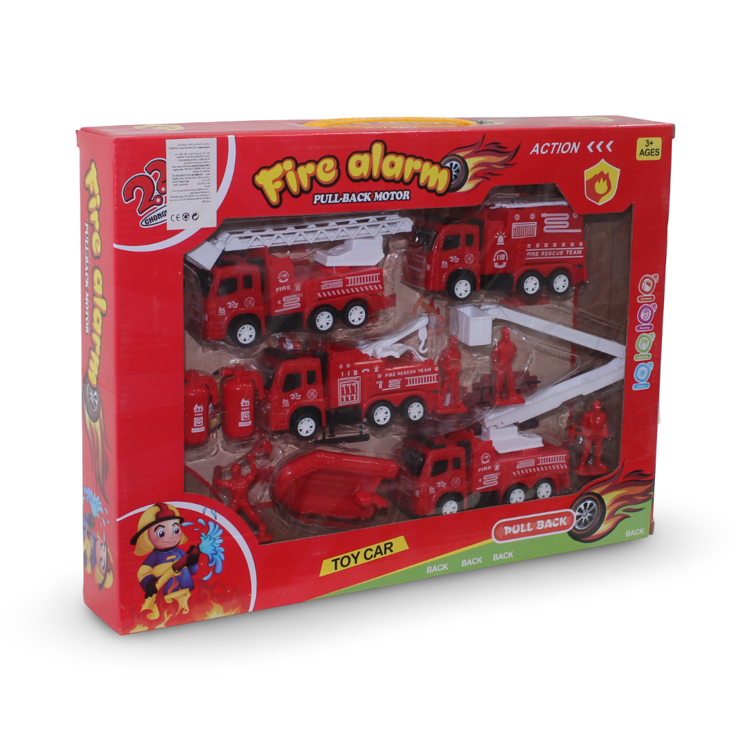 Fire Trucks Set - Toys - Al Saeed