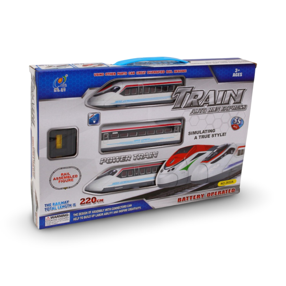 Battery-Operated Train Auto Run Express - Toys - OKO