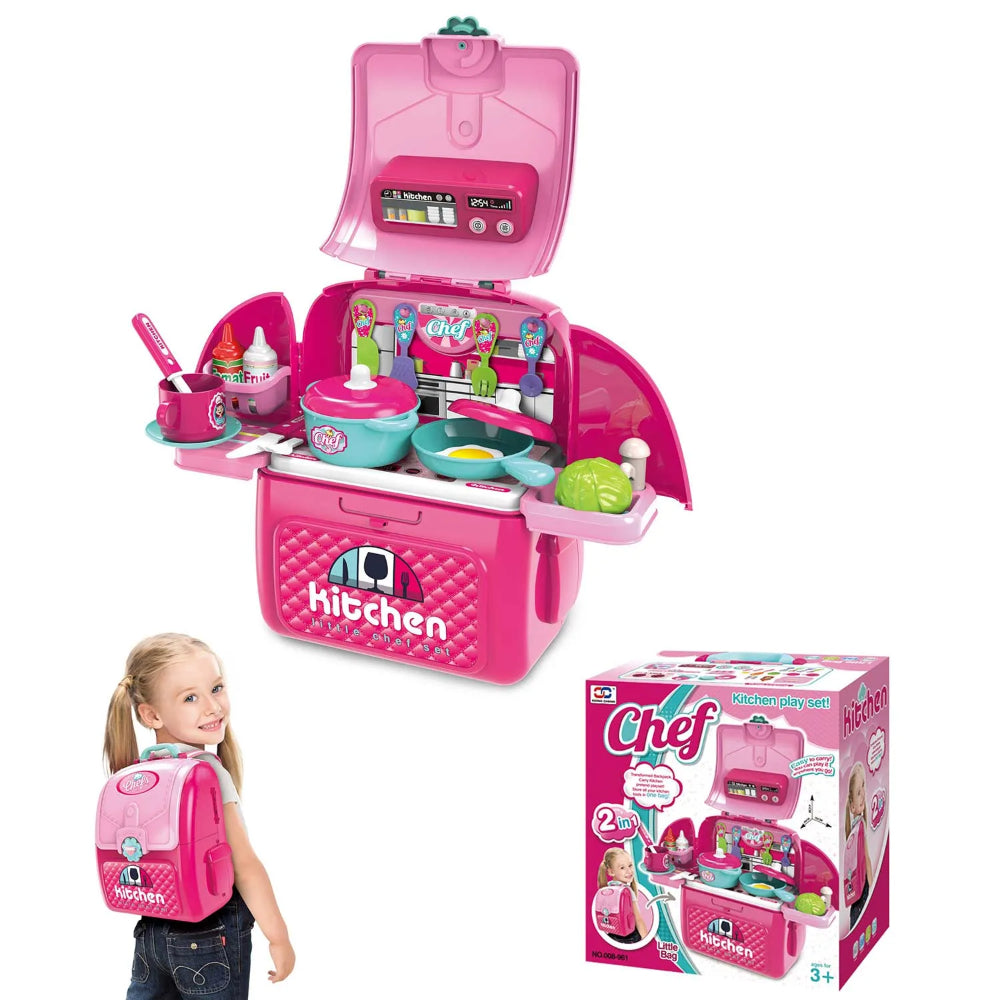Kitchen Playset 2-in-1 Backpack
