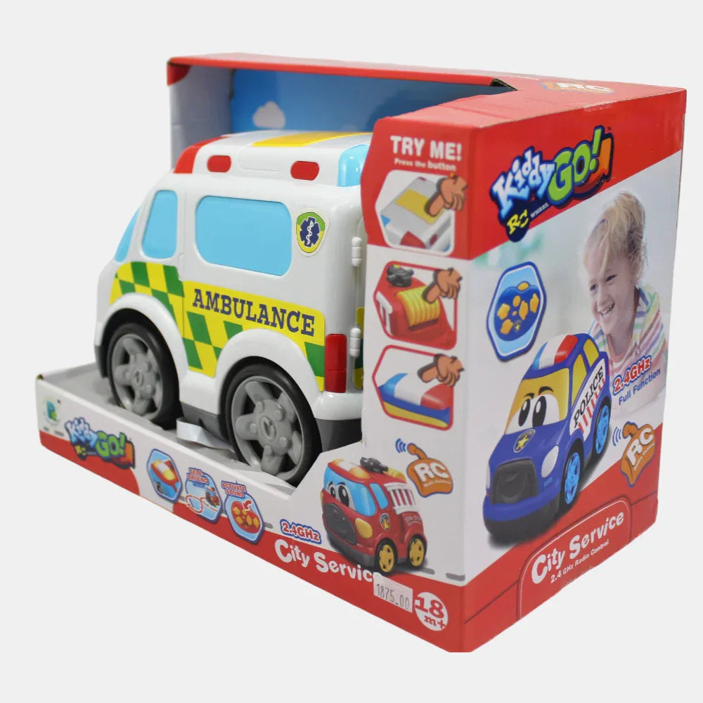 City Service Ambulance 19Cm 4CH R/C Car