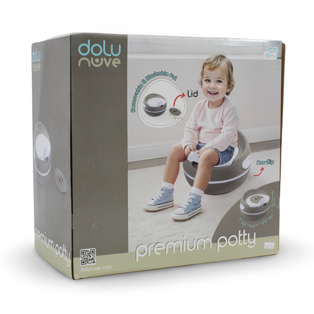 Dolu Nuve Premium Potty – Stone Grey