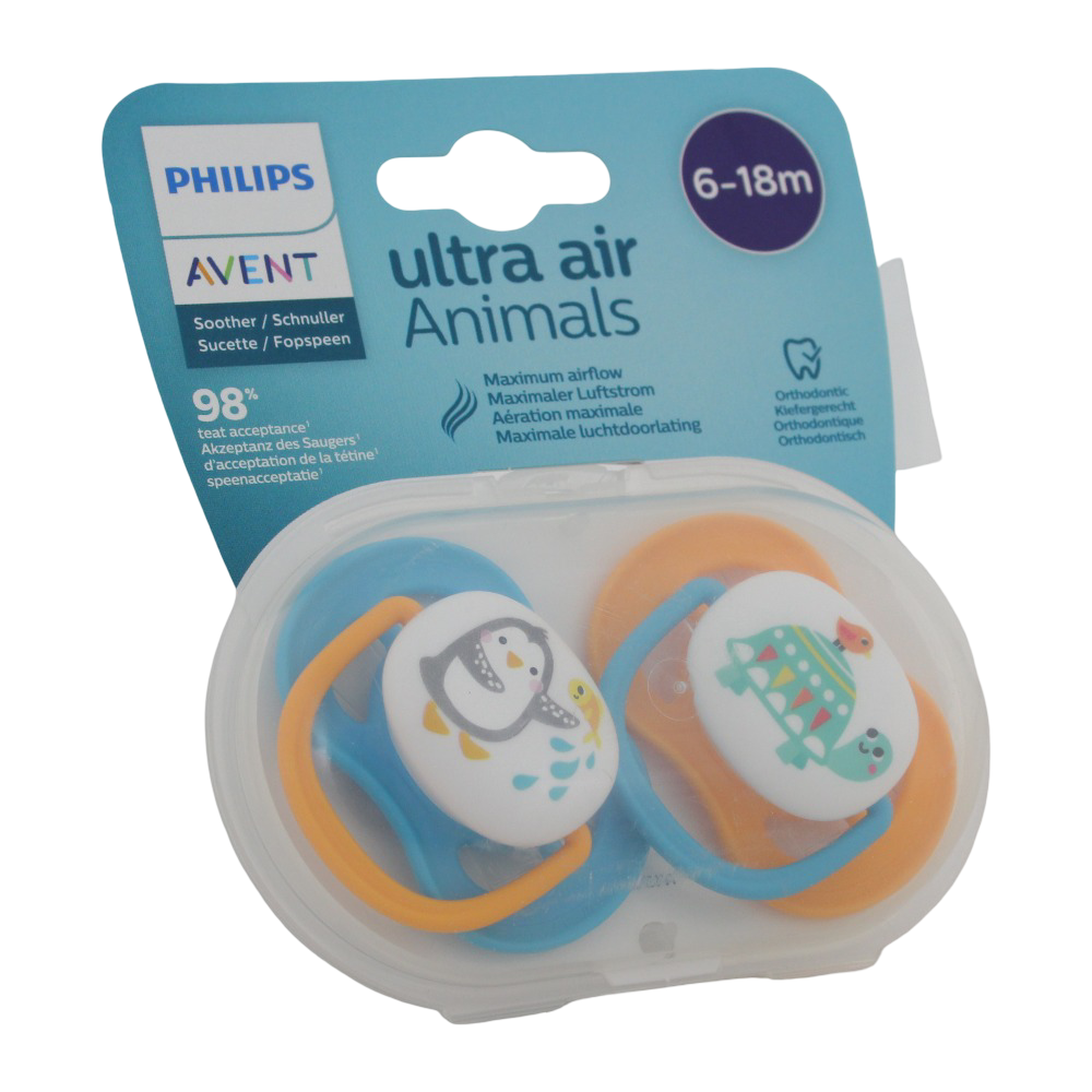 Philips Avent Ultra Air Pacifier (6-18m) - 2 Pcs