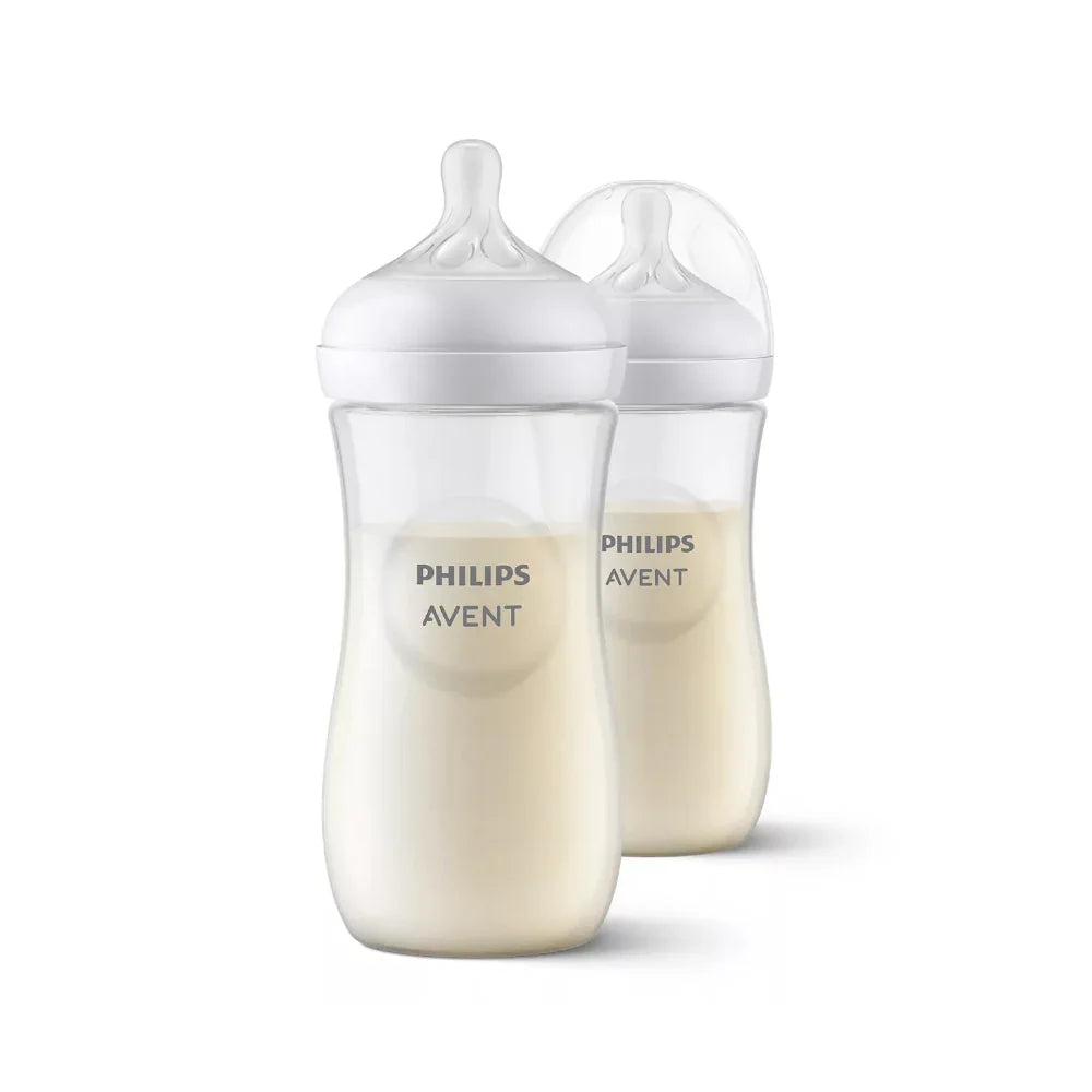 Avent Natural Bottle Response (3m+) 330ml - 2 Pack - Baby Essentials - Philips Avent