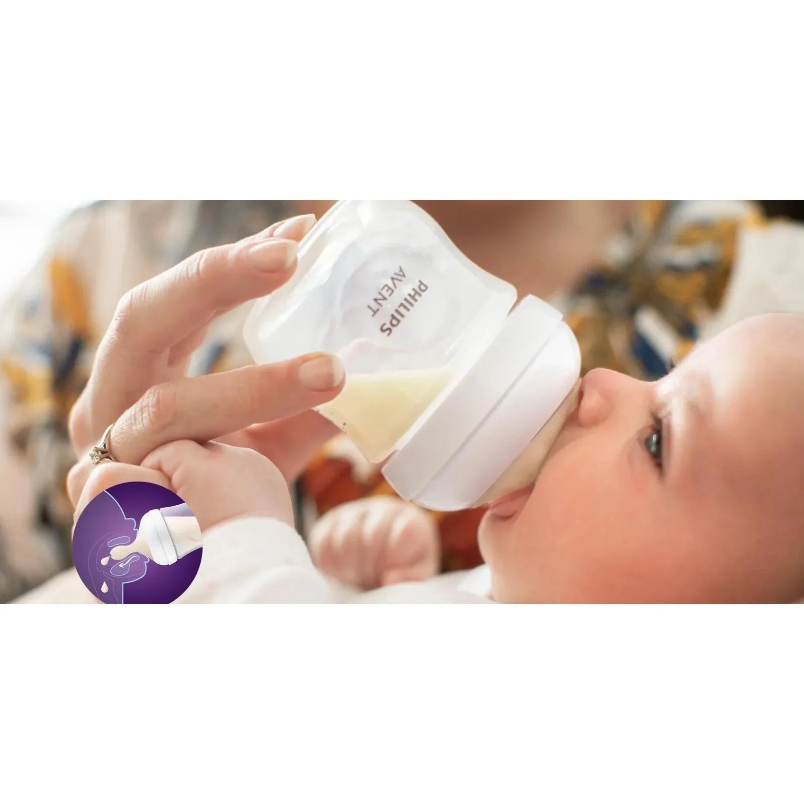 1 Pack - Philips Avent Natural Bottle Glass Response (0M+) 120ml