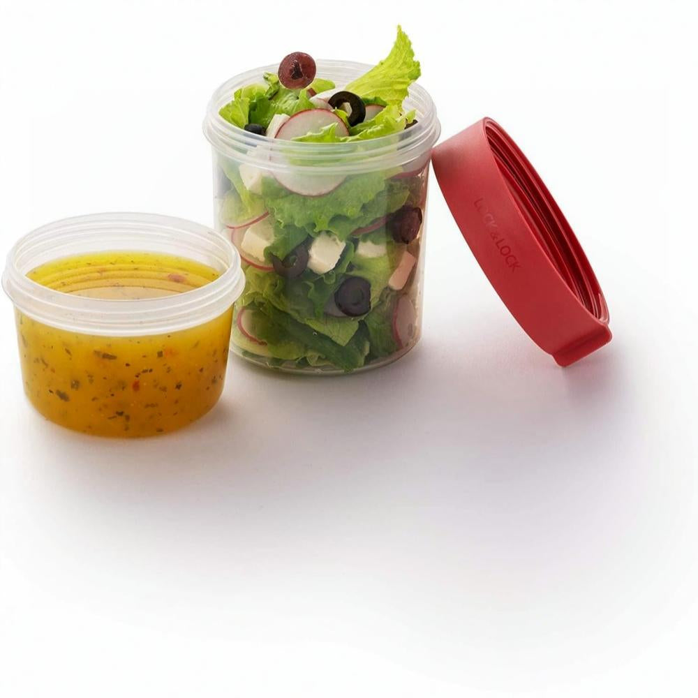 Lock 'n Lock 2 Way Food Container - 560ml + 310ml