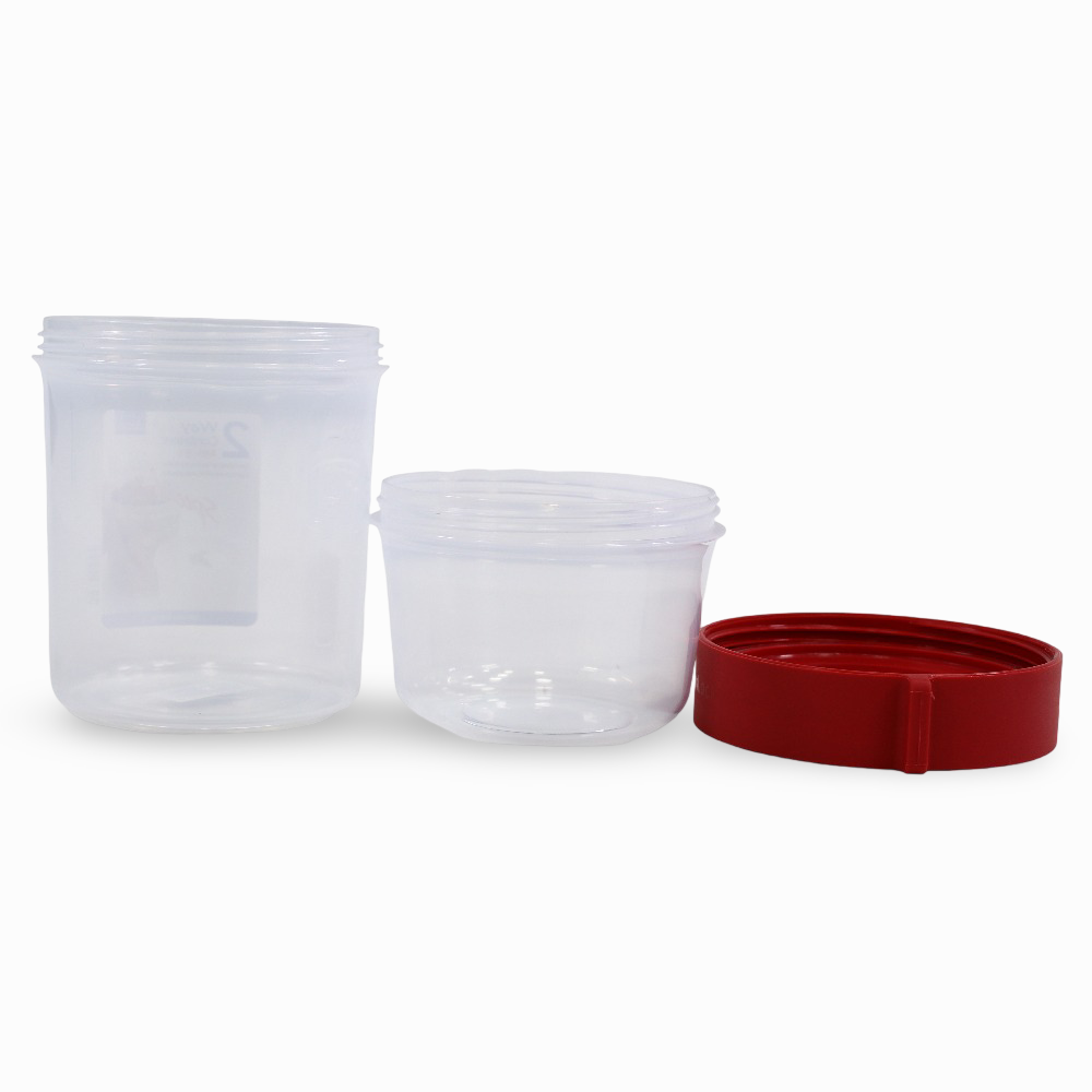 Lock 'n Lock 2 Way Food Container - 560ml + 310ml
