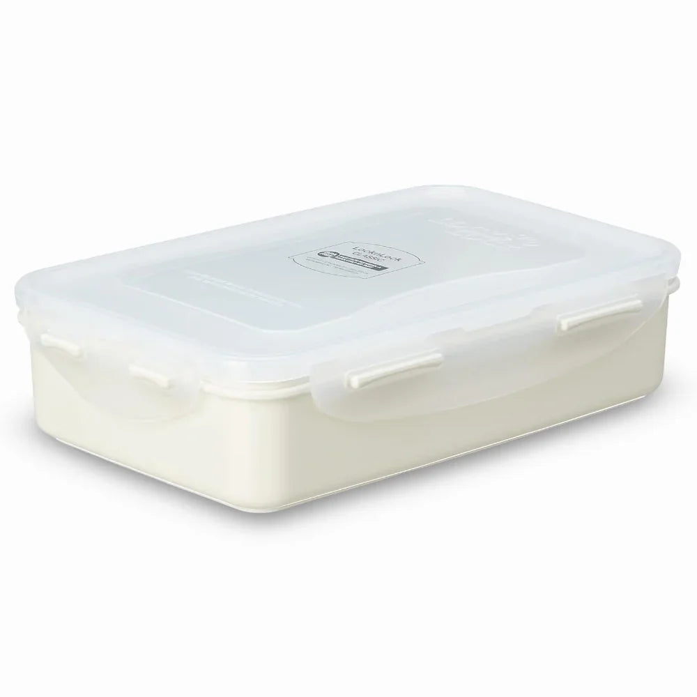 Lock 'n Lock Lunch Box with a Lunch Bag – White & Mint 800ml