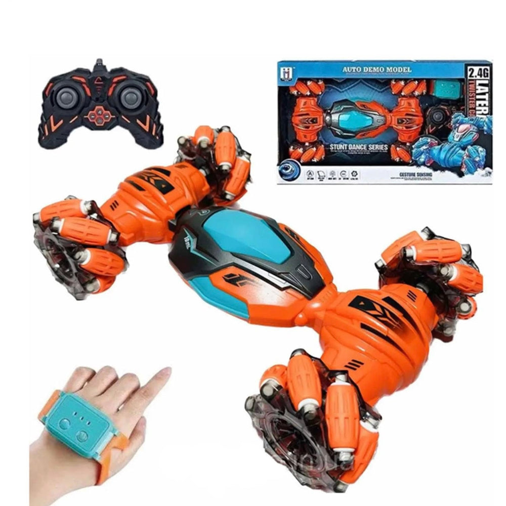 Remote Control Stunt Dance Series Car 360° – Orange - Toys - OKO