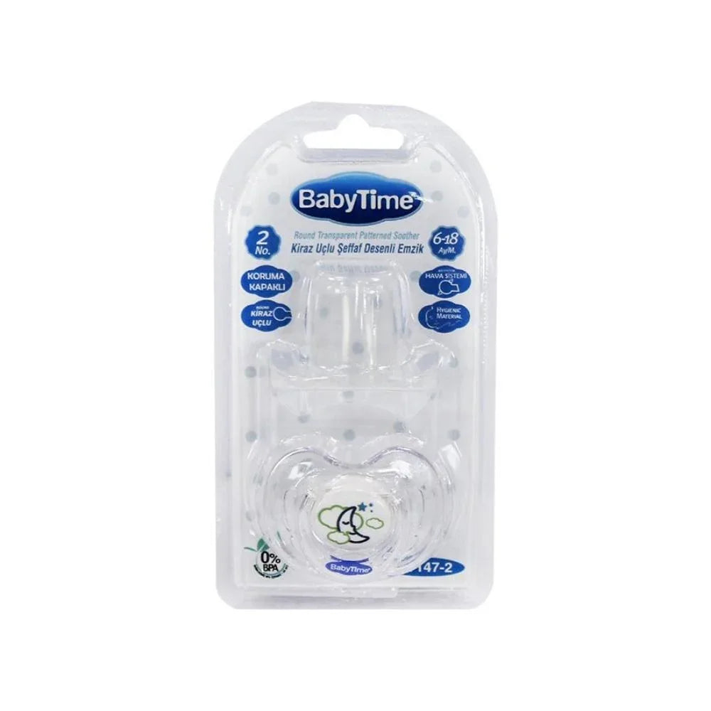 Baby Time  Pacifier with Cap – Size 2