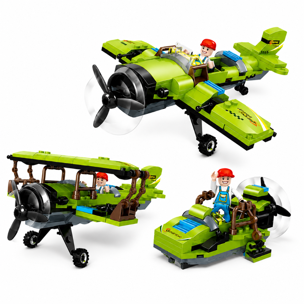 Cogo Town 3-in-1 Creative Player Building Block Set – 178 Pcs - Toys