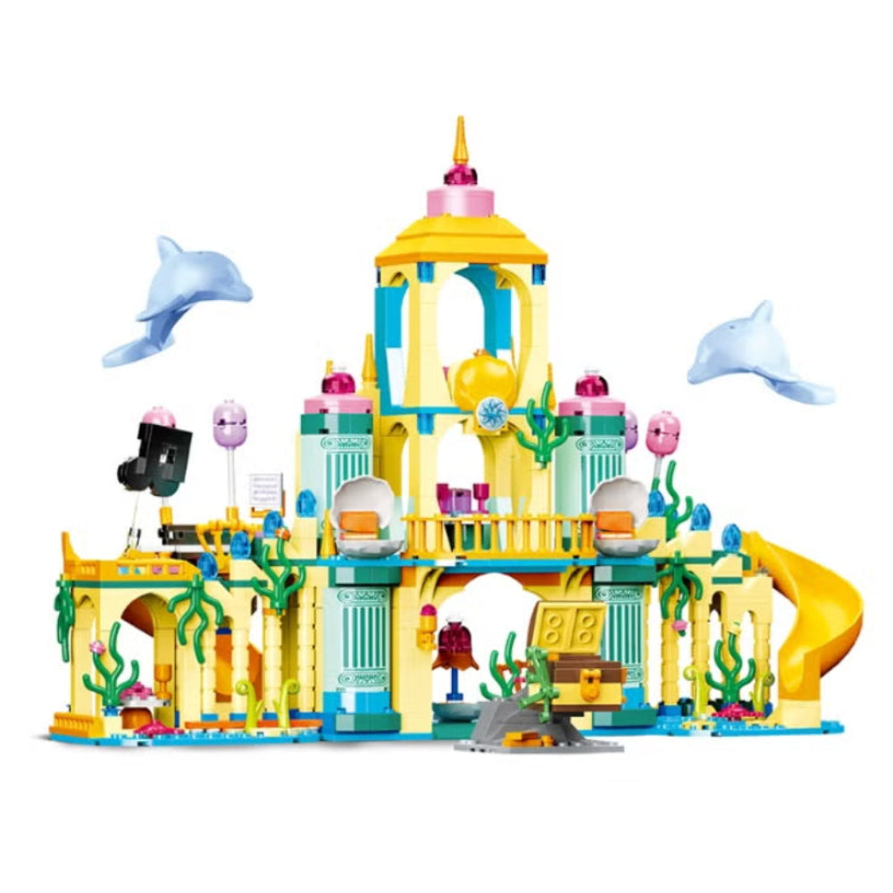 Cogo Undersea Mermaid Palace Building Block Set – 845 Pcs