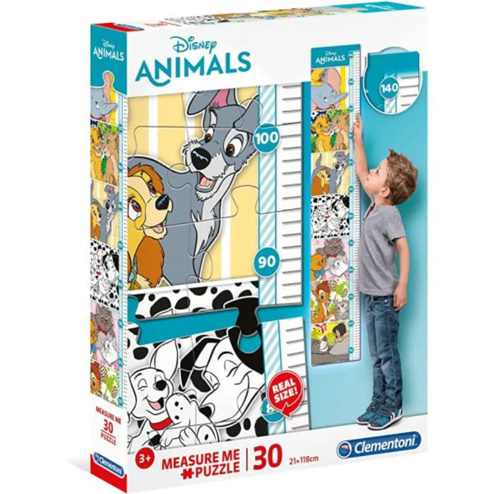 Clementoni Measure Me Disney Animal Friends Puzzle - 30Pcs