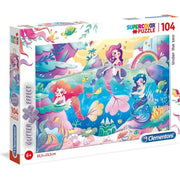 Clementoni Glittery Under the Sea Puzzle – 104Pcs