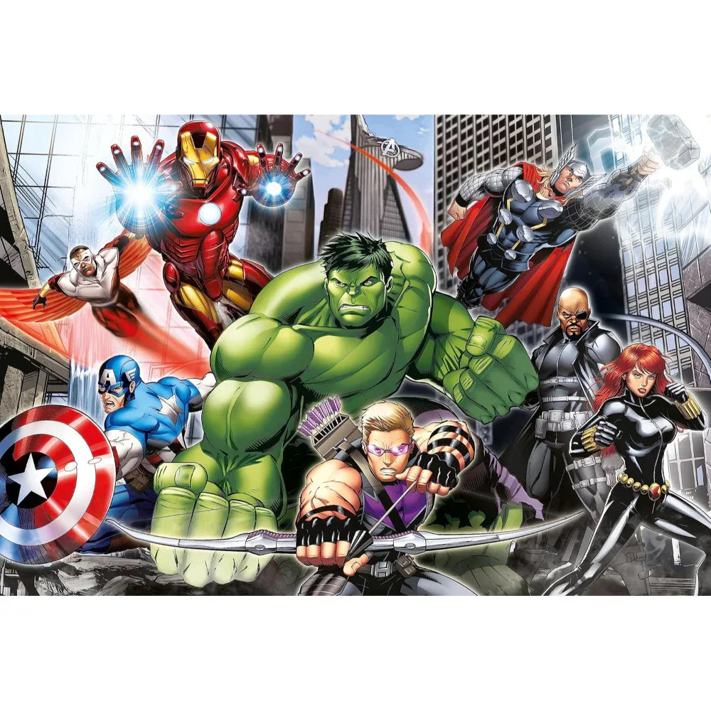 Clementoni Avengers Maxi Super Color 4-in-1 Puzzle – 104 Pcs