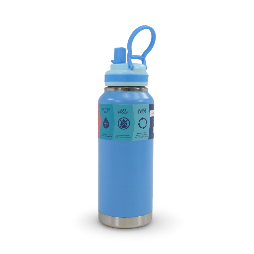 Smash Stainless Steel Double Wall Bottle 1L – Blue