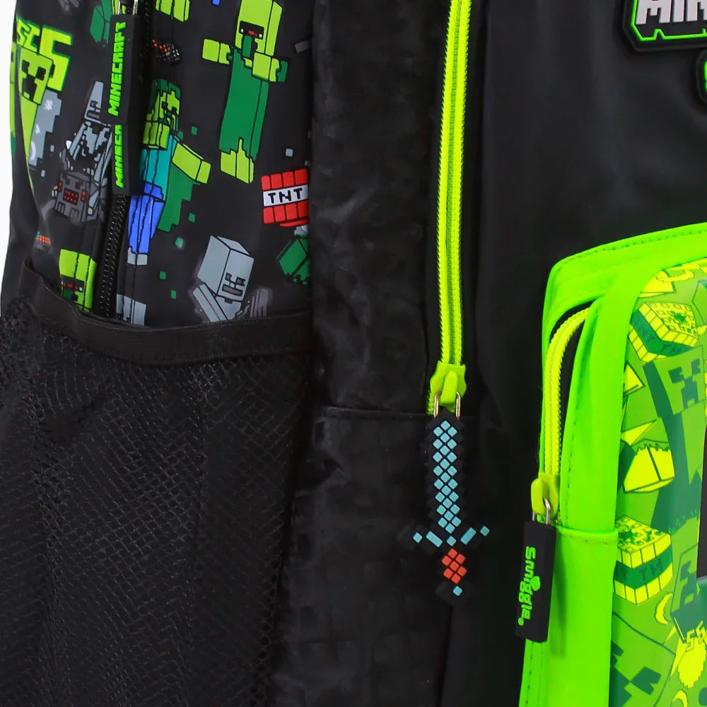 Minecraft Backpack - Black (17 Inches)