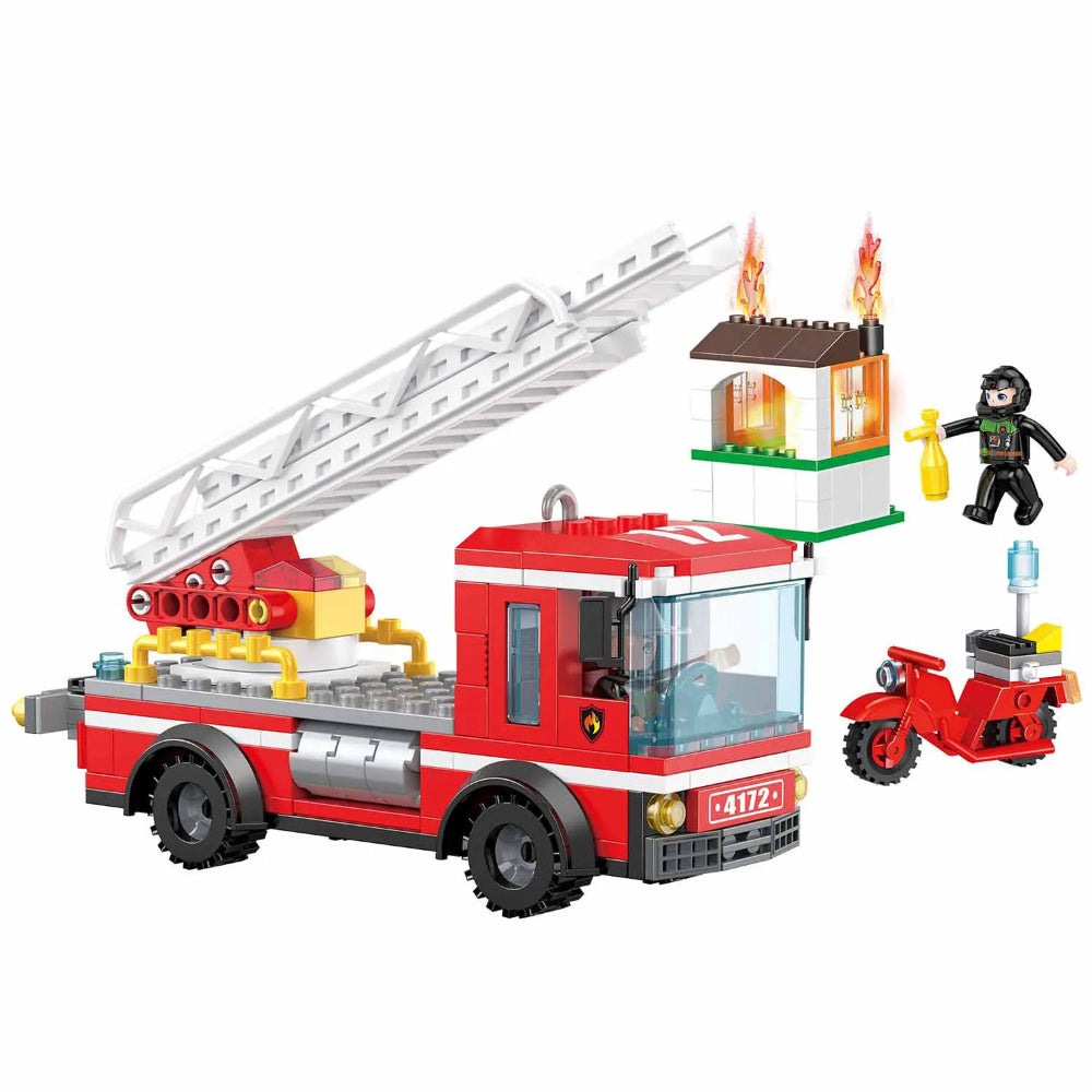 Cogo Kids Fire Truck & Rescue Building Blocks Set – 260Pcs