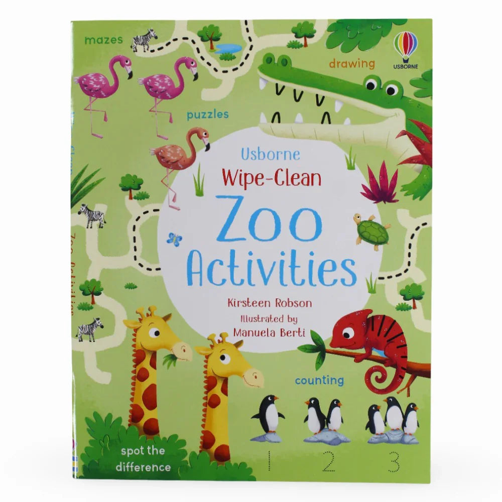 Zoo Activities – Wipe-Clean Workbook