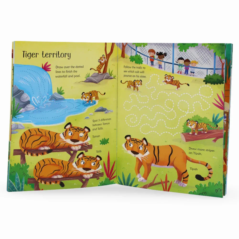 Zoo Activities – Wipe-Clean Workbook