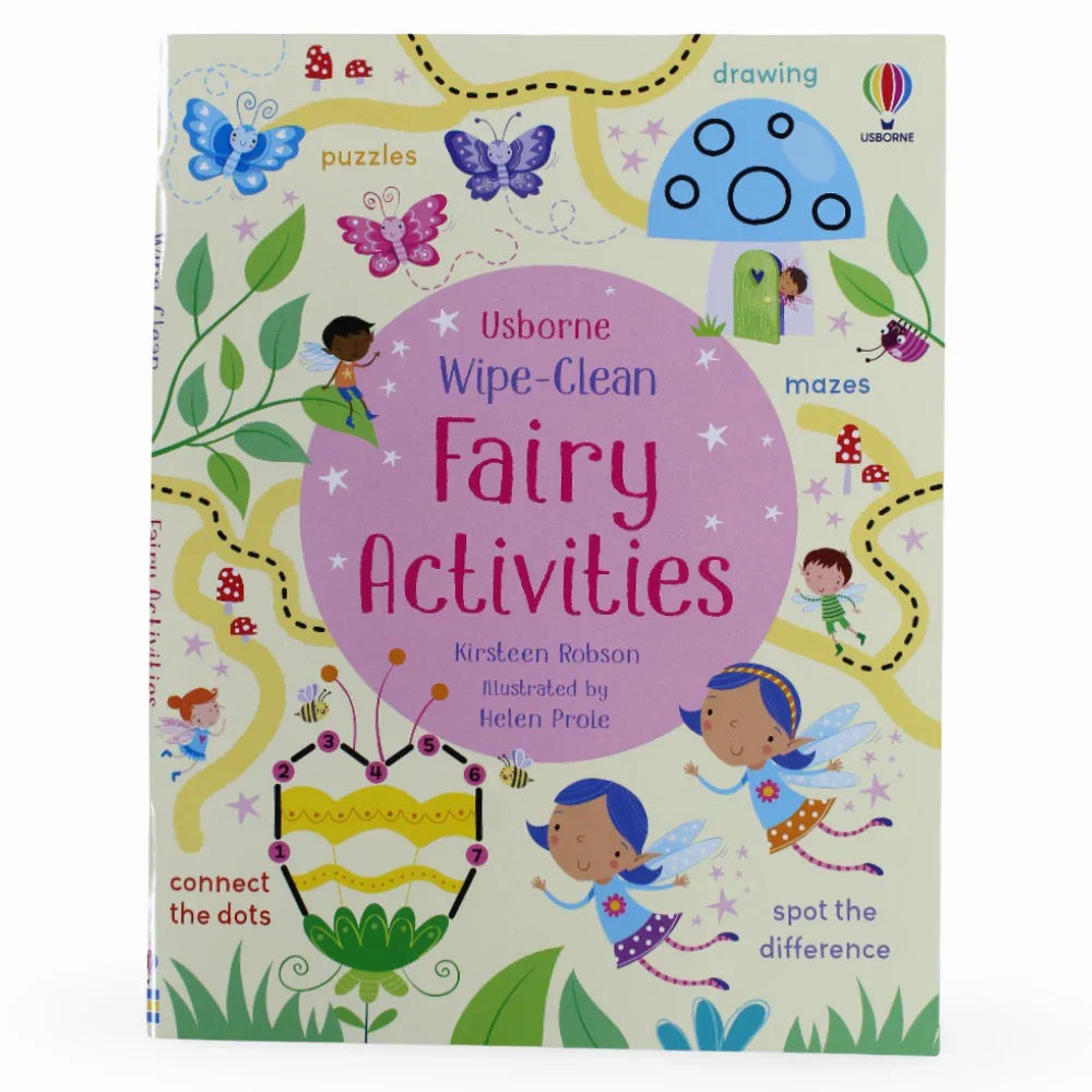 Wipe-Clean Fairy Activities – Sparkly Practice Play