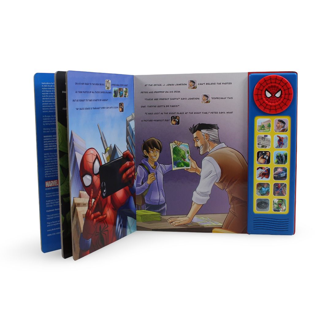 Marvel Spider-Man: The Amazing Spider-Sense! Sound Book - Assortments - Phoenix International Publications
