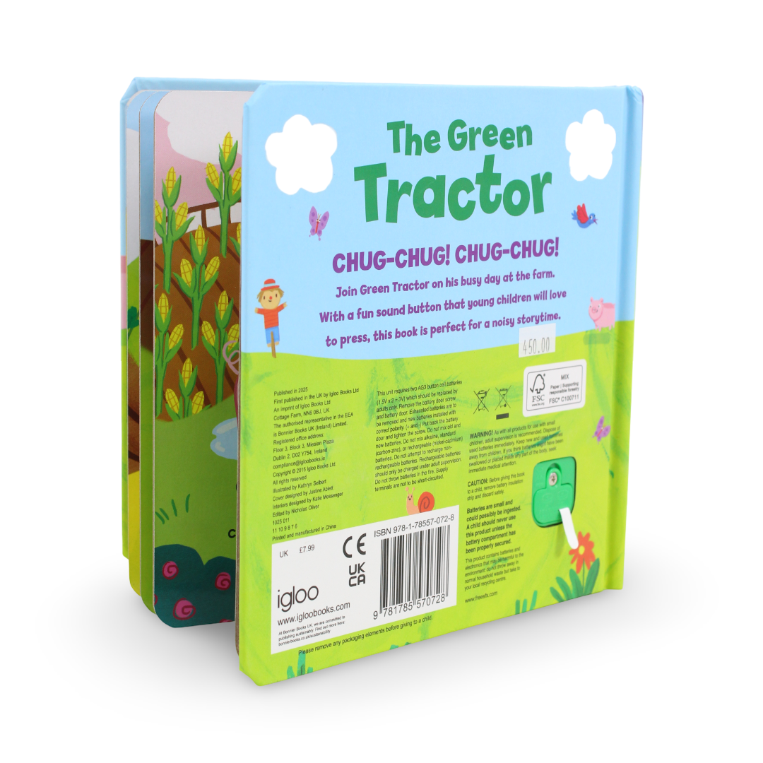 Igloo Books "The Green Tractor" Board Book