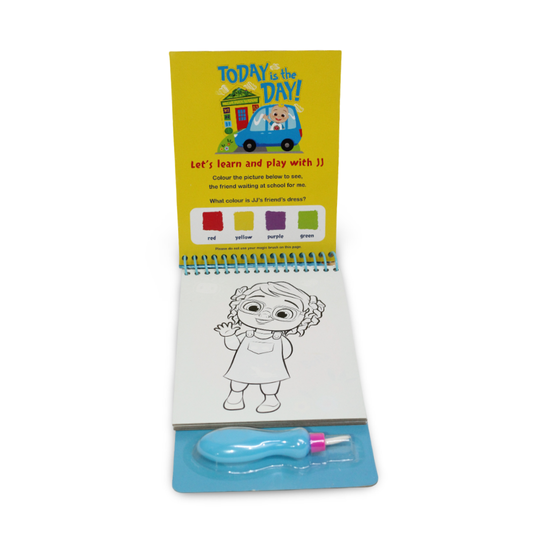 Cocomelon Aqua Magic Reusable Water Painting with Water Pen - Assortments