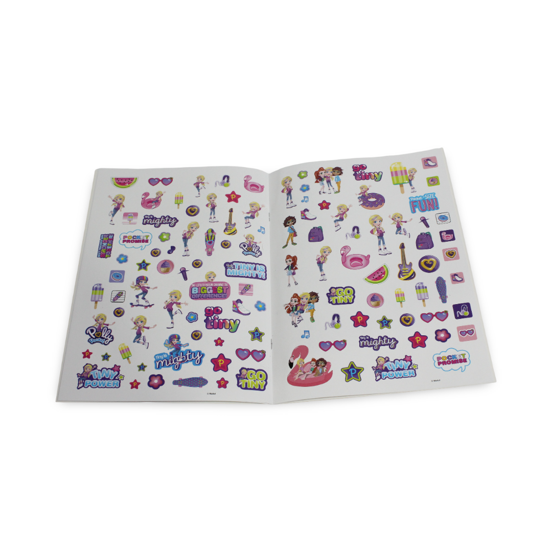 Polly Pocket "A Little Bit Sweet" Sticker & Colouring Book - Assortments - OKO