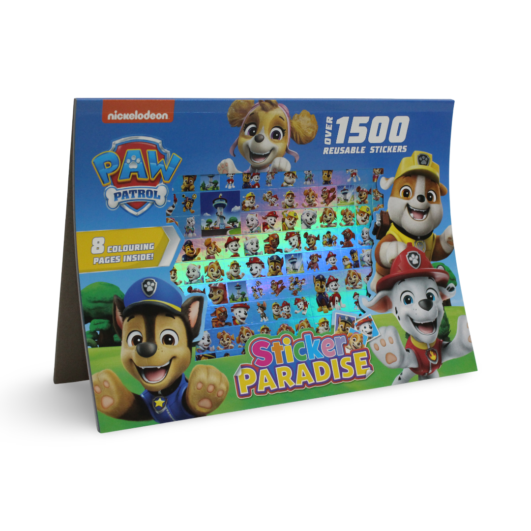 Nickelodeon Paw Patrol Sticker Paradise Book - Assortments