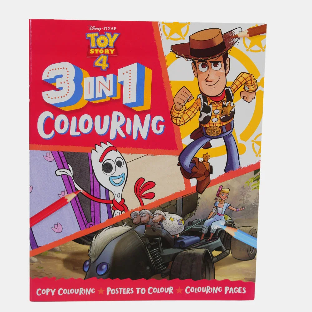Disney Pixar Toy Story 3-in-1 Coloring Book